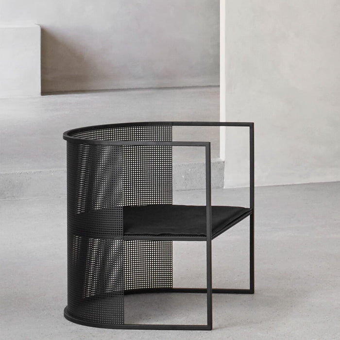 Bauhaus lounge chair black steel lounge chair kristina dam studio