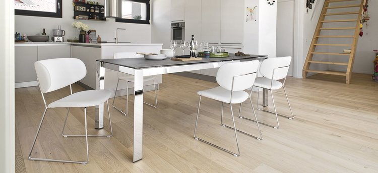 Duca Extendable Dining Table - Glass/Ceramic