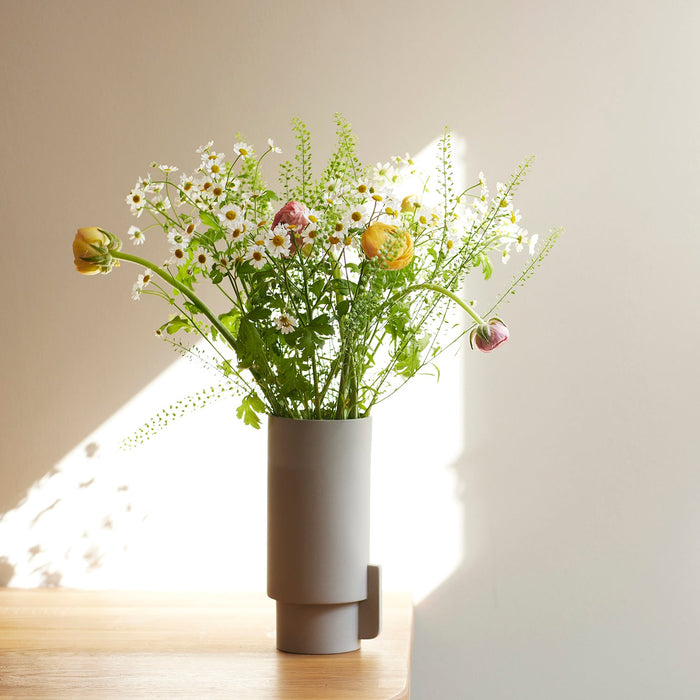 Alcoa Vase Large, Light Grey