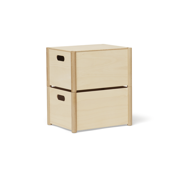 Pillar Storage Box, Medium, Beech
