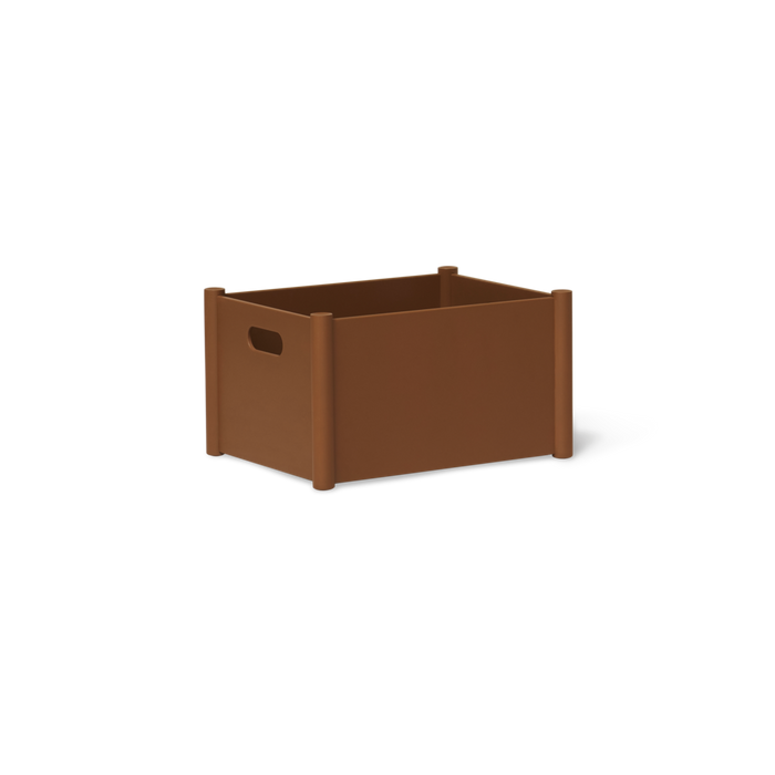 Pillar Storage Box, Medium, Clay Brown