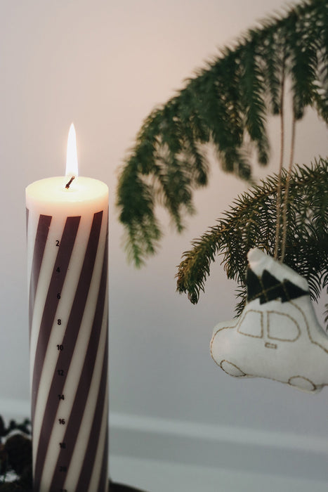 Christmas Candle - Candy Cane
