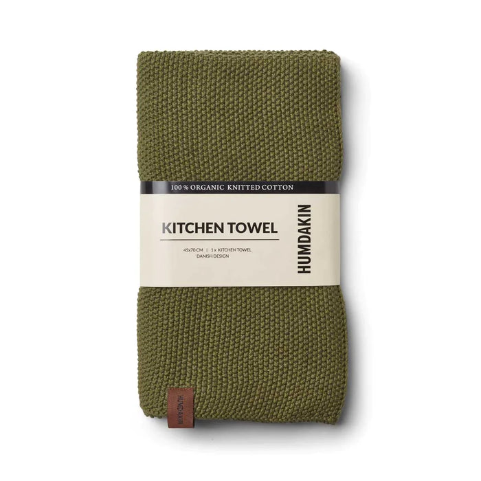 Knitted Kitchen Towel - Fern