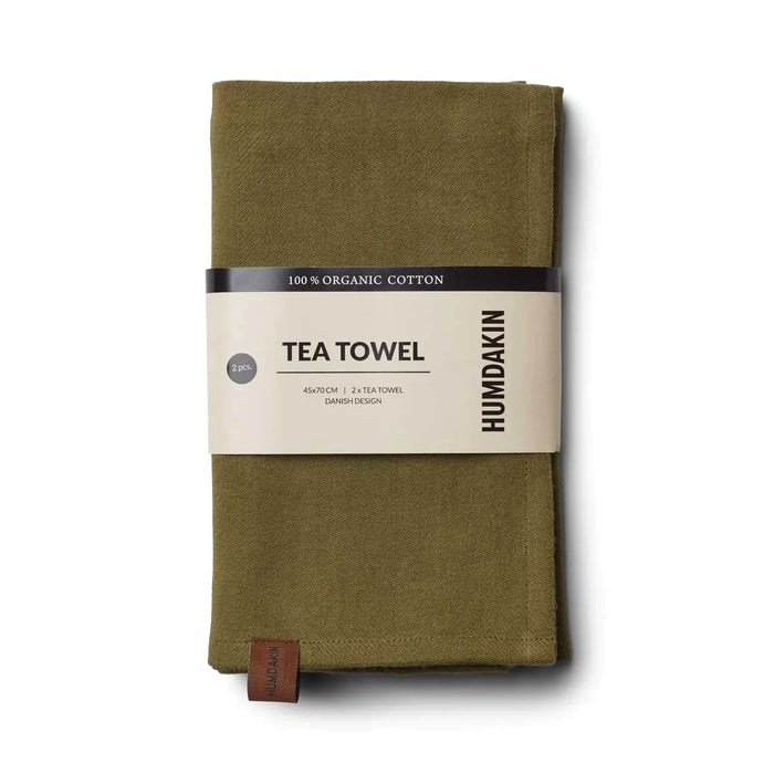 Organic Tea Towel, 2 pack - Fern