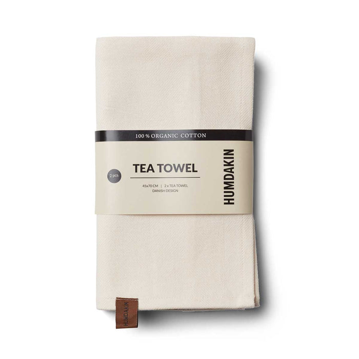 HUMDAKIN Organic tea towel - 2 pack Organic textiles 029 Shell
