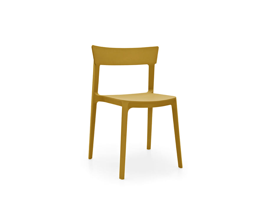 Skin Stackable; Outdoor Chair (Set of Four)