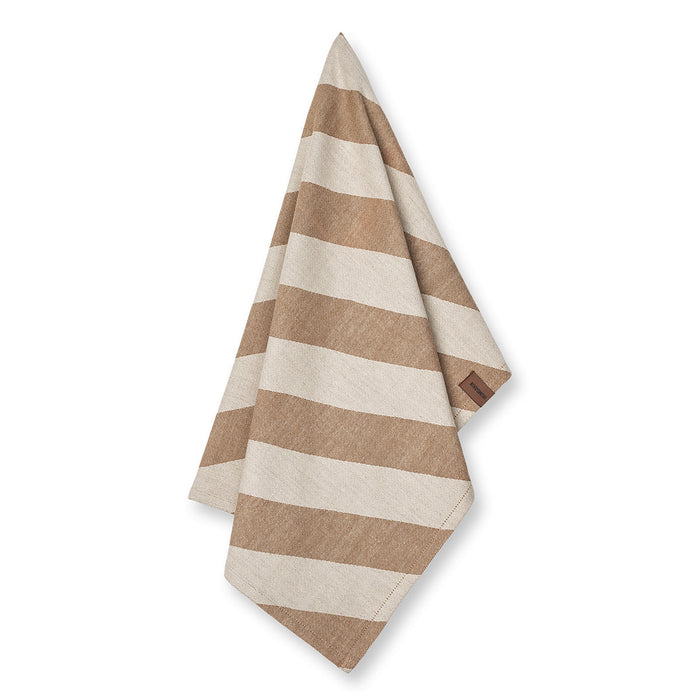 Recycled Cotton Tea Towels, 2 pack - Beige Candy