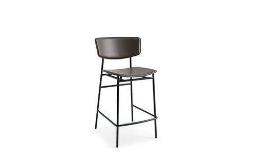 Fifties Counter Stool - Leather
