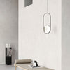 hanging mirror in black by KDS